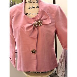 VTG. Mauve Designer Jacket, NWT, Elizeh by Lily & Taylor. Sz 10 Special Occasion